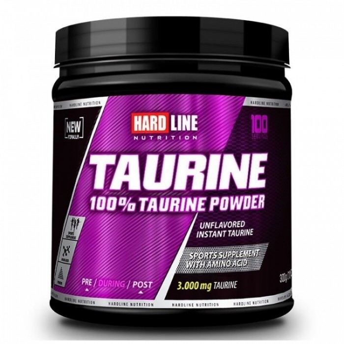 HARDLİNE TAURİNE %100 POWDER 300 GR